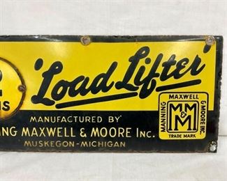 PORC. 2 TON LOAD LIFTER SIGN