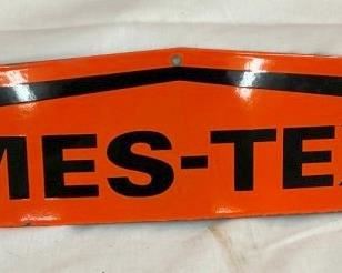 UNUSUAL MES TEX BUILDINGS DEALER SIGN