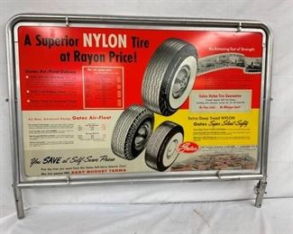 NYLON TIRES GATES DISPLAY STORE SIGN