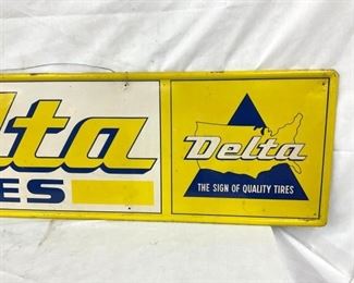 CLOSEUP RIGHTSIDE DELTA TIRES SIGN