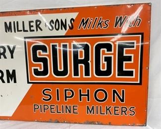 SURGE DAIRY FARM SIGN 59X35 1/2