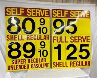 SELF SERVICE PRICING GUIDE SIGNS