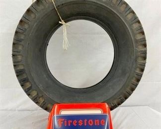 FIRESTONE TIRE DISPLAY W/ TIRE
