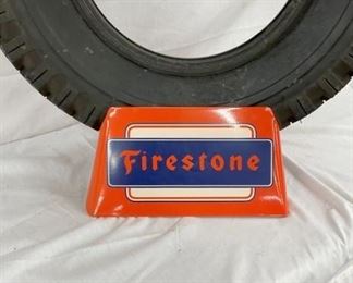 DISPLAY W/ FIRESTONE TIRE