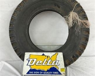 DISPLAY W/ FIRESTONE TIRE