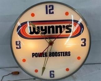 15IN WYNNS POWER BOOSTERS LIGHTUP CLOCK