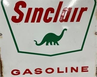 PORC.SINCLAIR PUMP PLATE W/ DINO