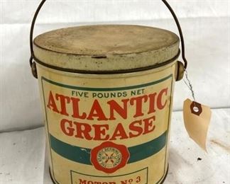 5PDS. ATLANTIC MOTOR OIL #3 GREASE CAN