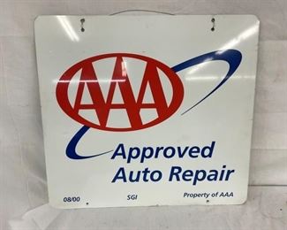 AAA DS APRROVED AUTO REPAIR SIGN
