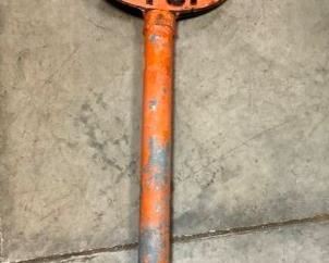 EARLY CAST BUS STOP POLE SIGN