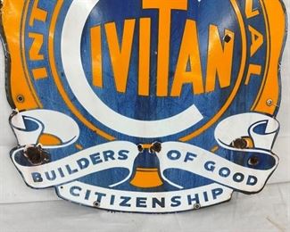 PORC. CIVITAN SIGN 27X39