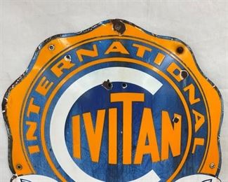 CLOSEUP PORC. CIVITAN SIGN