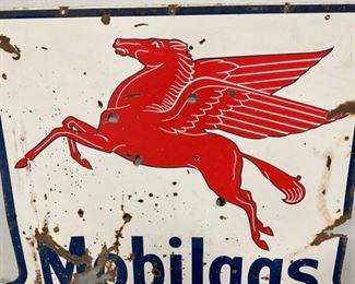 1955 PORC. MOBILGAS DS W/ PEGASUS