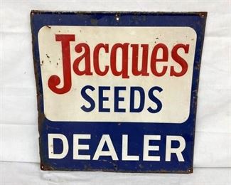 EMB. JACQUIES SEEDS DEALER SIGN
