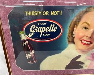 MEASURES 31X19 1/2 FRAMED