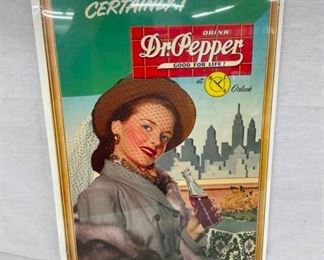 DR. PEPPER "CERTAINLY" CARDBOARD