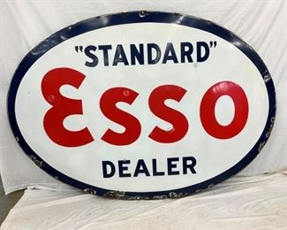 PORC. ESSO STANDARD DEALER SIGN 88X61