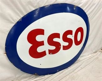 LEFTSIDE ESSO STATION PORC. SIGN