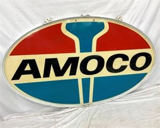 SIDE 2 FIBERGLASS AMOCO STATION SIGN