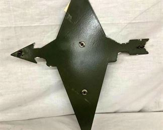 BACKVIEW BLUE SUNOCO PUMP PLATE