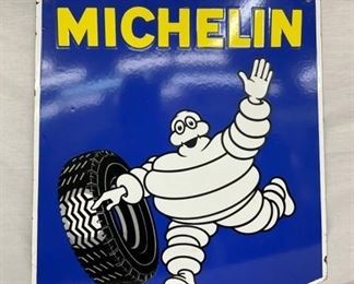 DATED 1950'S PORC. SIGN