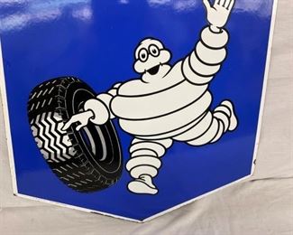 1950'S PORC.MICHELIN SIGN