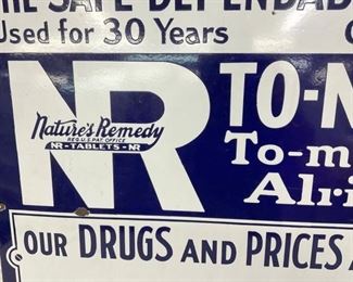 PORC. NATURES REMEDY SIGN