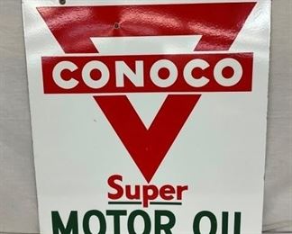 PORC. DS CONOCO MOTOR OIL SIGN
