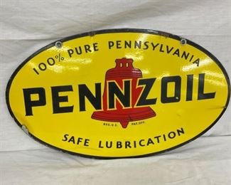 SIDE 2 PORC. PENNZOIL SIGN