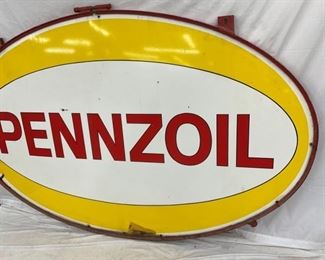 PORC. PENNZOIL STATION SIGN