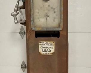 ALL ORIG 30'S TOKHEIM MOD.36B CLOCK FACE