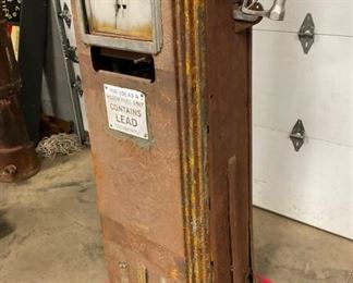 ALL ORIG 30'S TOKHEIM MOD.36B CLOCK FACE