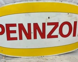 SIDE 2 PORC. PENNZOIL SIGN