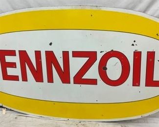 SIDE 2 PORC. PENNZOIL SIGN