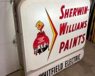 SHERWIN WILLIAMS PAINTS CAN SIGN