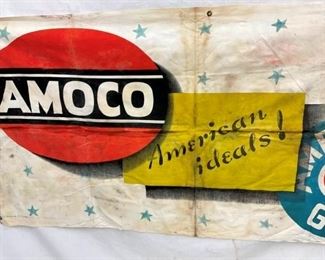 EARLY AMOCO AMERICAN BANNER