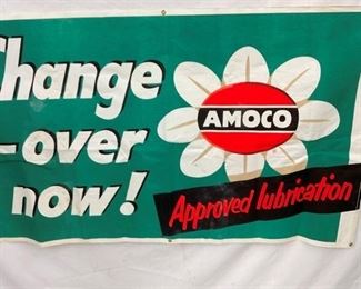 MEASURES 61X36 AMOCO STORE BANNER