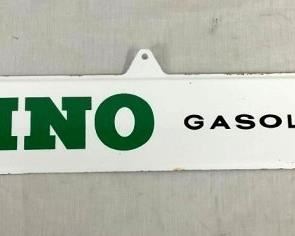 PORC. DINO GASOLINE SIGN