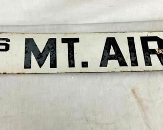 PORC. MT. AIRY SIGN W/ BRACKETS