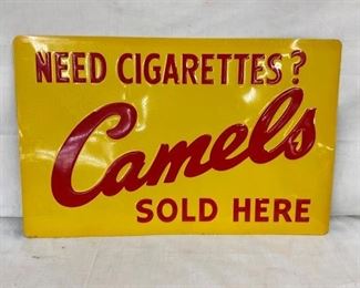 EMB. NOS CAMELS DEALER SIGN