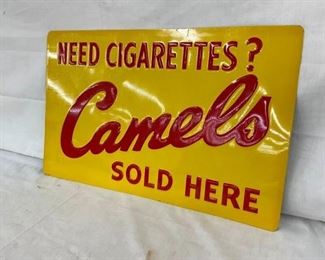EMB. NOS CAMELS DEALER SIGN