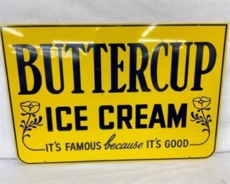 SIDE 2 BUTTERCUP ICE CREAM SIGN