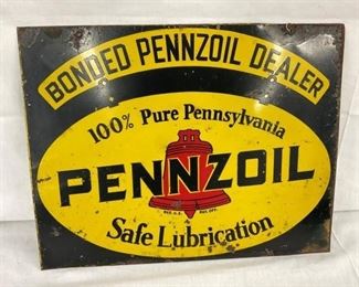 PENNZOIL DS DEALER SIGN