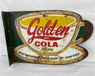 GOLDEN COLA FLANGE SIGN