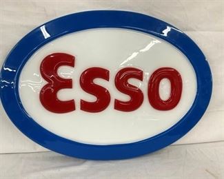 EMB. LEXAN ESSO INSERT SIGN