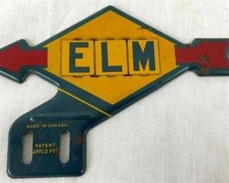 ELM SUNOCO TAG TOPPER