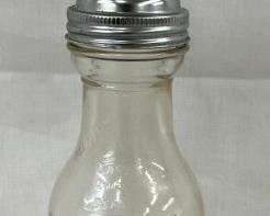 GLASS SUNOCO OIL BOTTLE W/ CAP