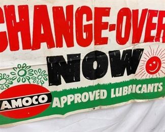 DEALER BANNER AMOCO APPROVED LUBRICATION