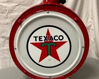 RESTORED BALCRANK TEXACO AIR HOSE REEL