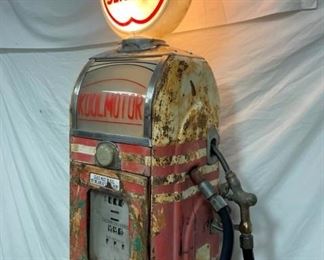 NATIONAL A-38 CITIES SERVICE GAS PUMP